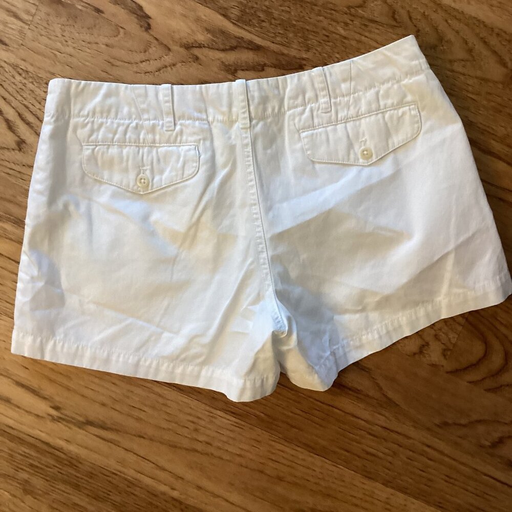NEW! RALPH LAUREN SPORT WOMEN'S COTTON CHINO SHORTS WHITE SZ 6 PREPPY CLASSIC - Picture 3 of 3